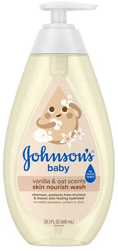 Johnson's Baby Skin Nourish Wash Vanilla & Oat