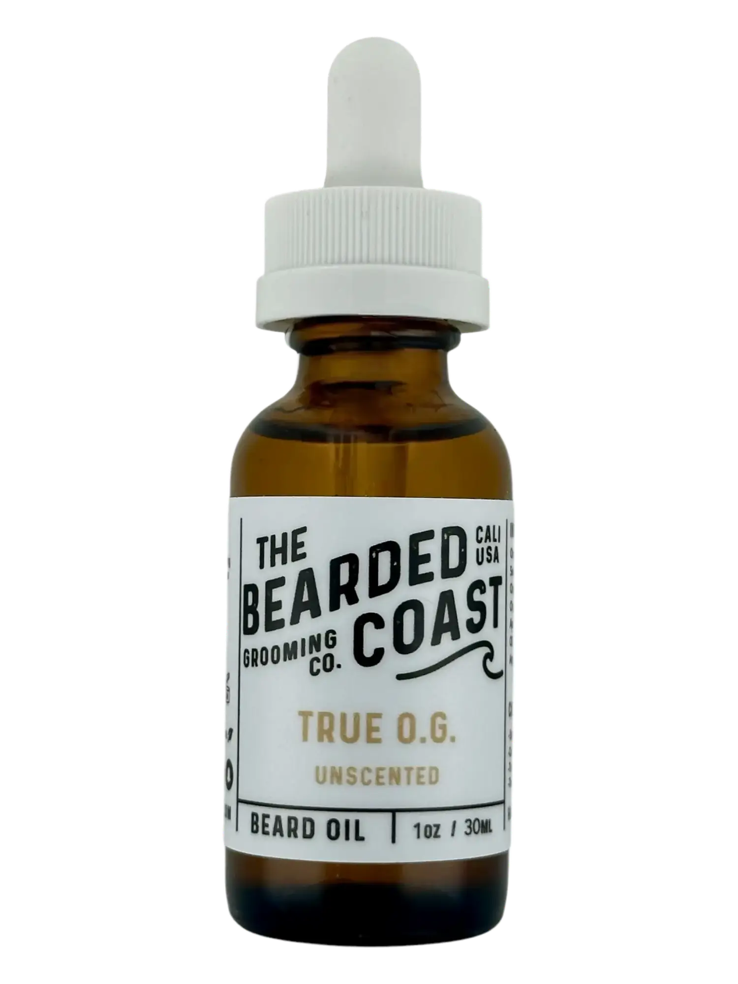 Bearded Coast Grooming Co. True O.G. Unscented Beard Oil