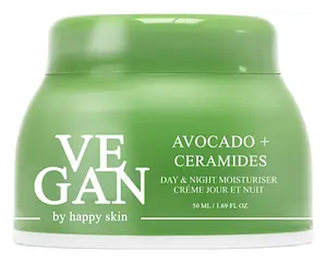 VEGAN by happy skin Avocado + Ceramides Day & Night Moisturiser