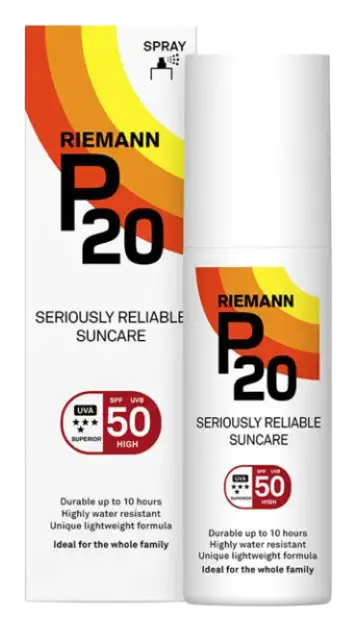 P20 SPF 50 Sunscreen Spray