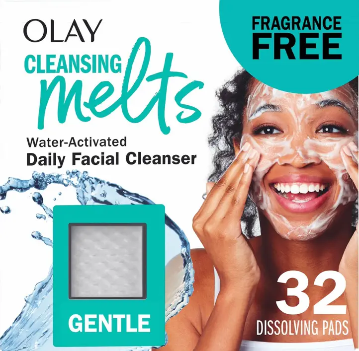Olay Face Cleansing Melts Water-Activated Daily Facial Cleanser Gentle