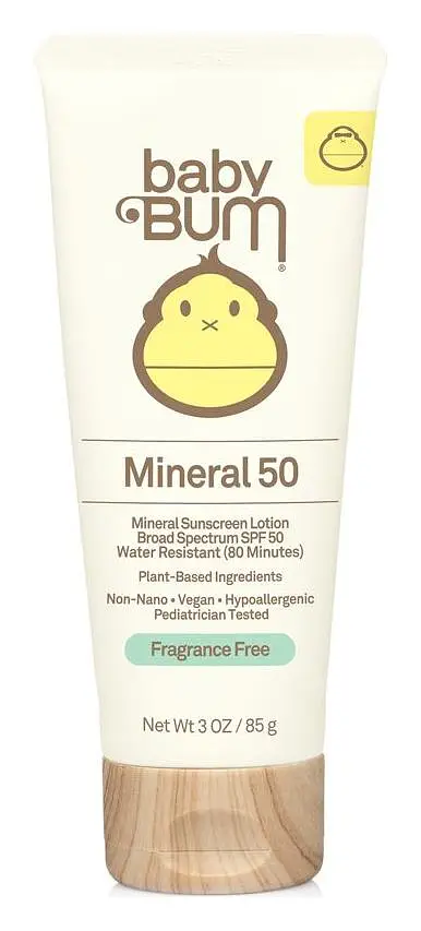 Sun Bum Baby Bum Mineral SPF 50 Sunscreen Lotion-Fragrance Free