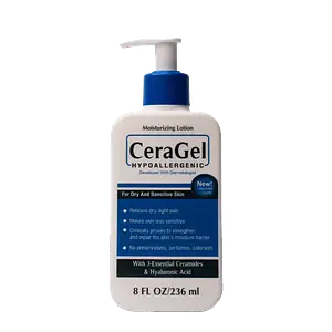 Crystolite Pharmaceuticals Ceragel Hypoallergenic Moisturizing Lotion