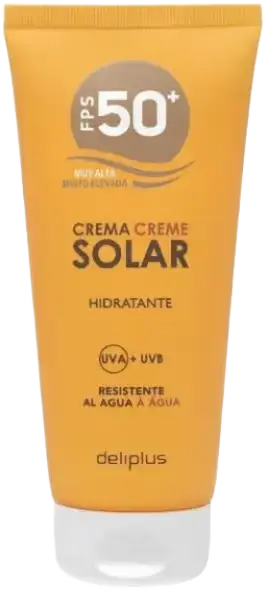 Deliplus Crema Solar Hidratante FPS 50+