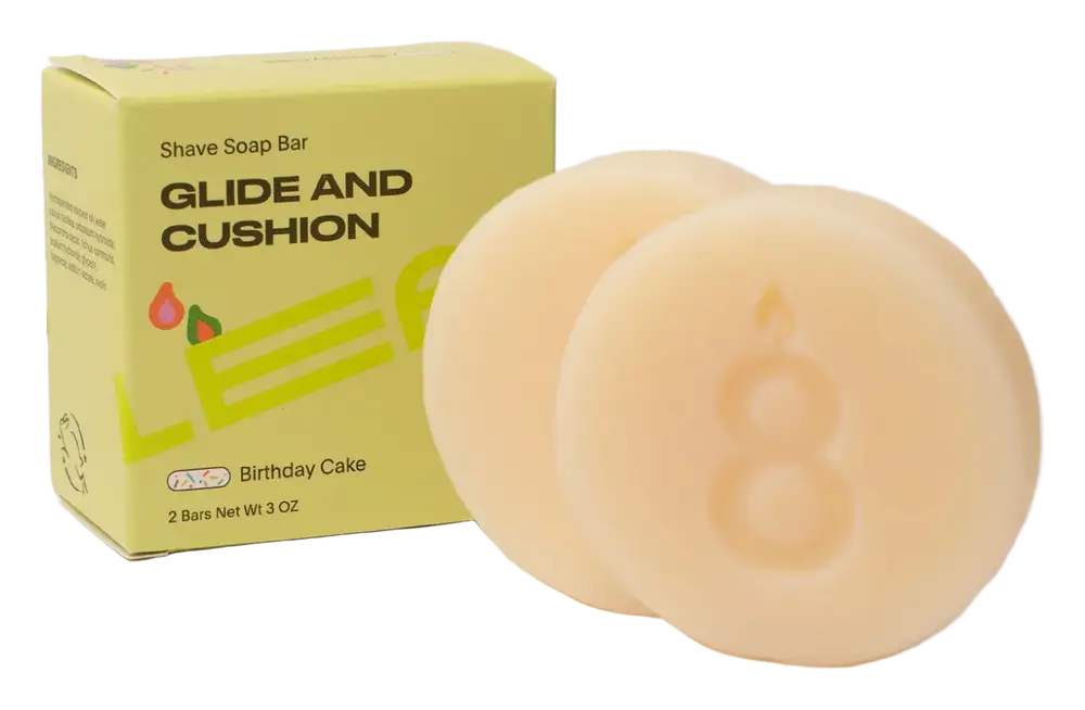 Leaf Shave Soap Bar Birthday Cake