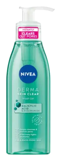 Nivea Derma Skin Clear Wash Gel