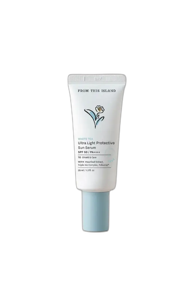 From This Island White Tea Ultra Light Protective Sun Serum SPF 50