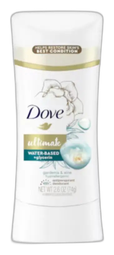 Dove Ultimate Antiperspirant Deodorant Stick Gardenia and Aloe