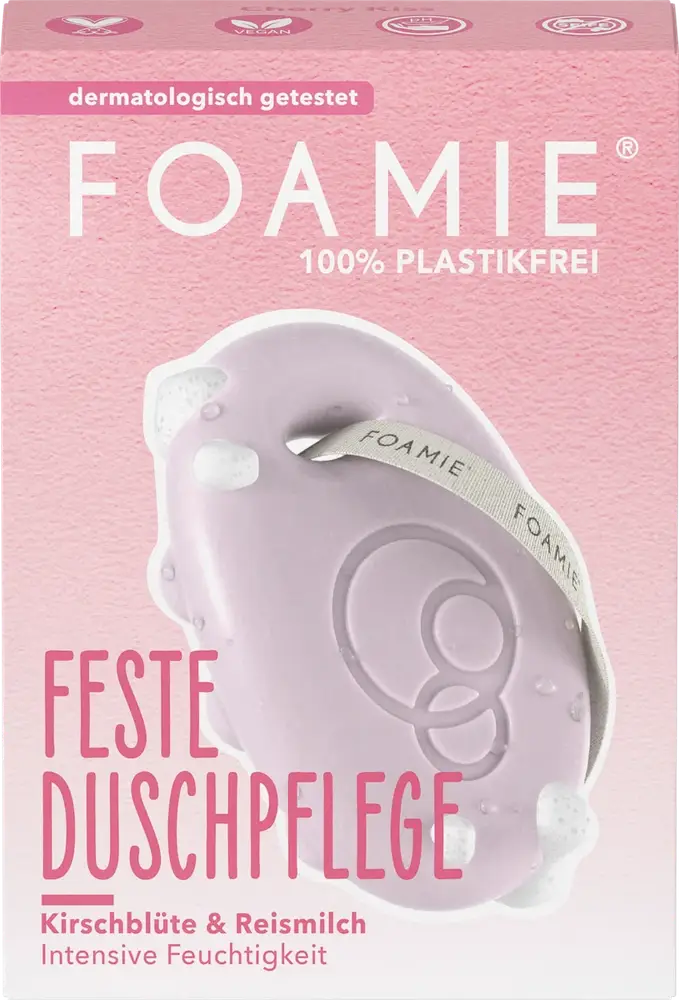 Foamie Feste Duschpflege Kirschblüte & Reismilch