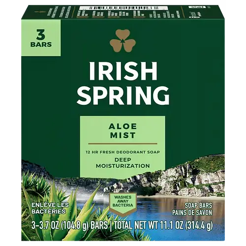 Irish Spring Aloe Mist Bar Soap