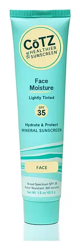 Cotz Skincare Face Moisture SPF35 Lightly Tinted Sunscreen