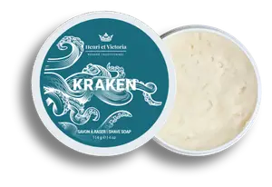 Henri Et Victoria Shave Soap Kraken