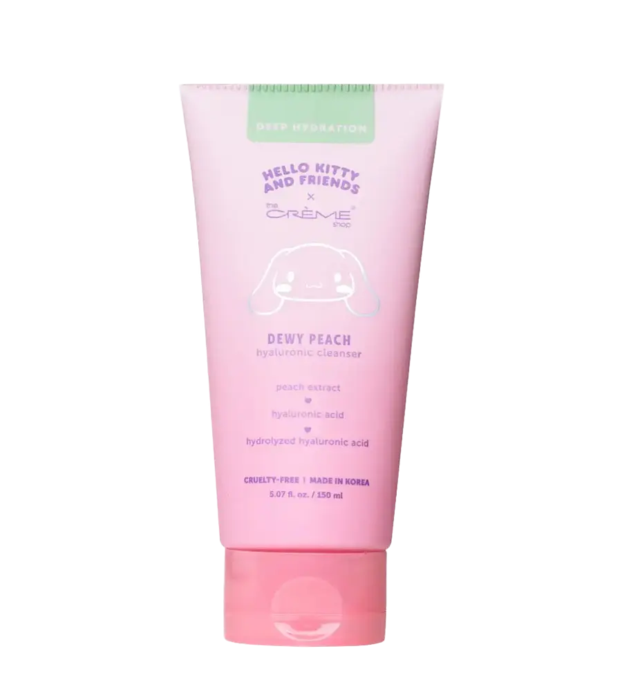 The Creme Shop Hello Kitty And Friends Dewy Peach Hyaluronic Cleanser
