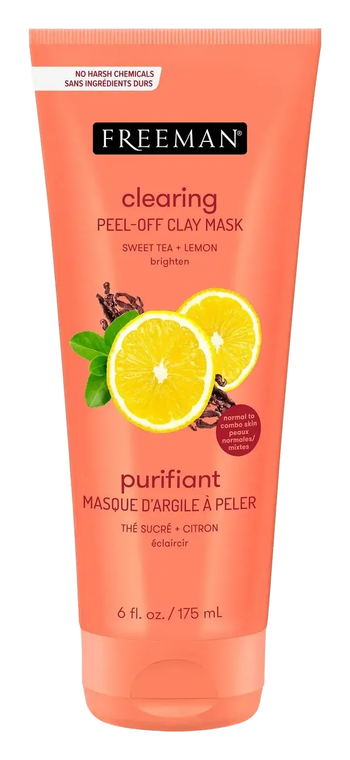Freeman Clearing Sweet Tea & Lemon Peel Off Clay Mask