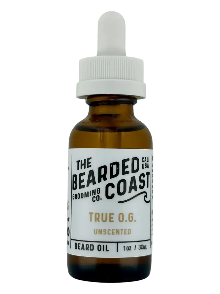 Bearded Coast Grooming Co. True O.G. Unscented Beard Oil