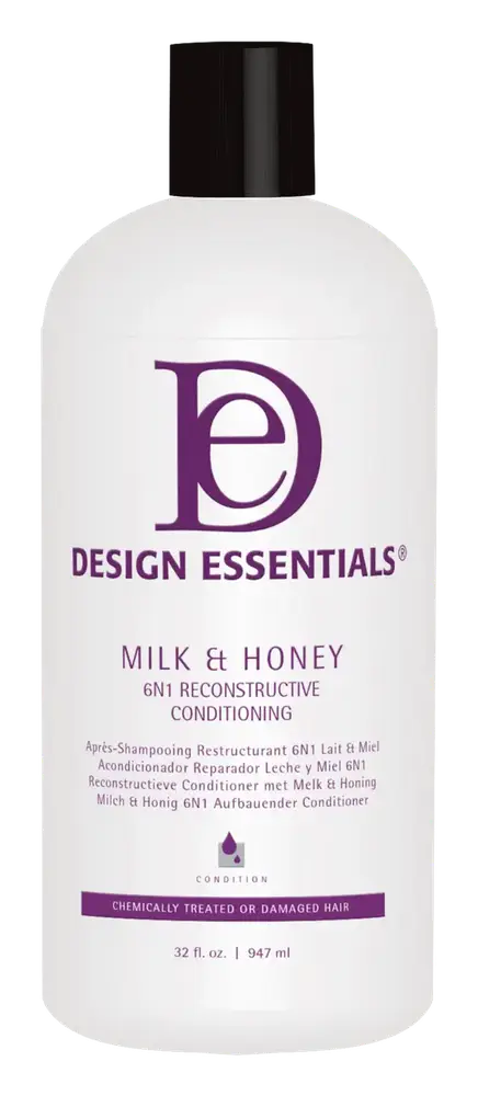 Design Essentials Milk & Honey 6N1 Reconstructive Conditioner