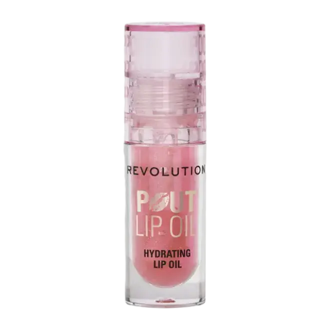 Revolution Beauty Pout Lip Oil Glam Pink Shimmer