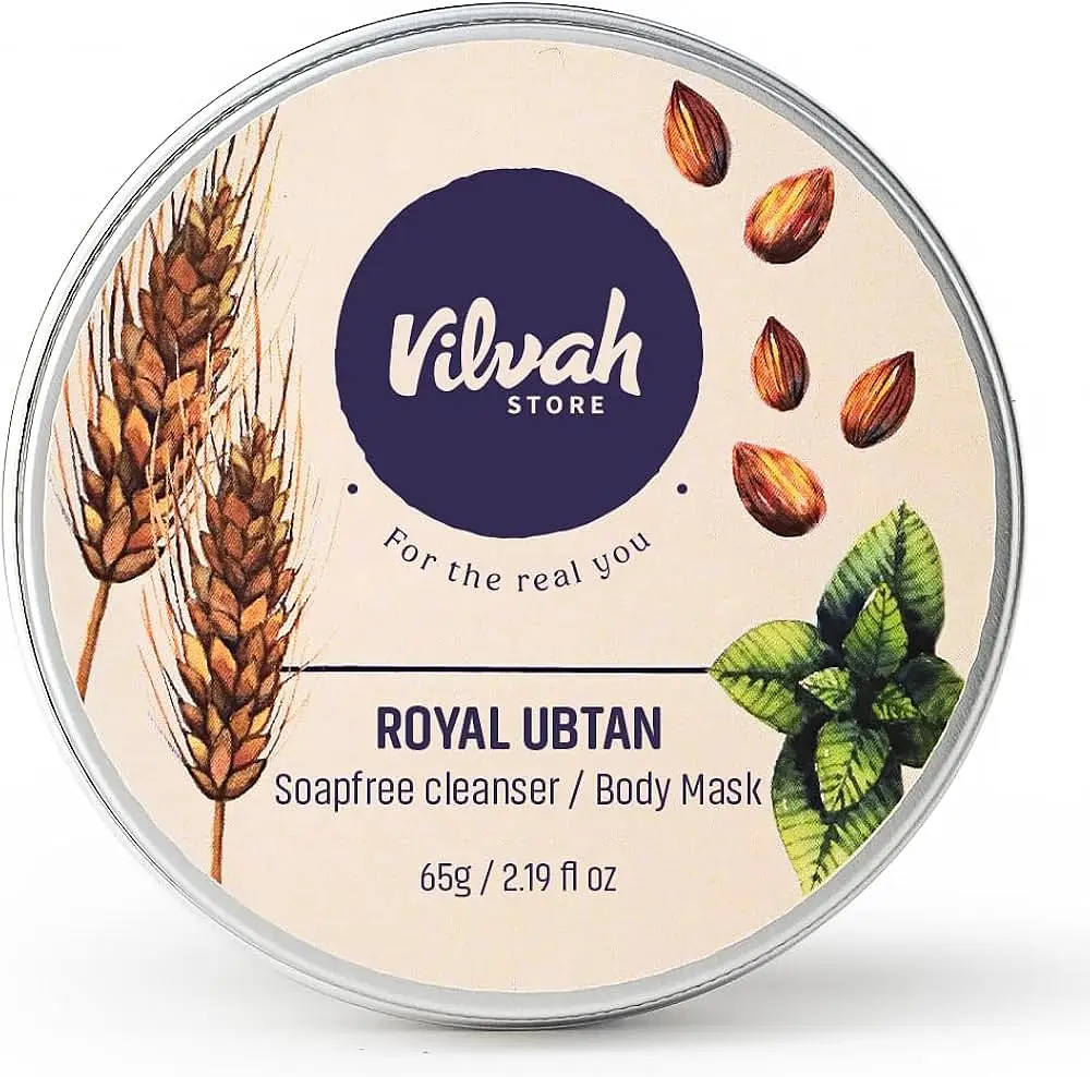 Vilvah Royal Ubtan Soapfree Cleanser Body Mask