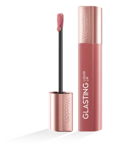 Wardah Glasting Liquid Lip 02 Peach Polish