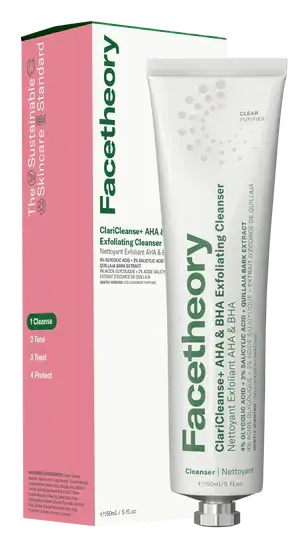 FaceTheory Claricleanse+ AHA & BHA Exfoliating Cleanser Mandarin