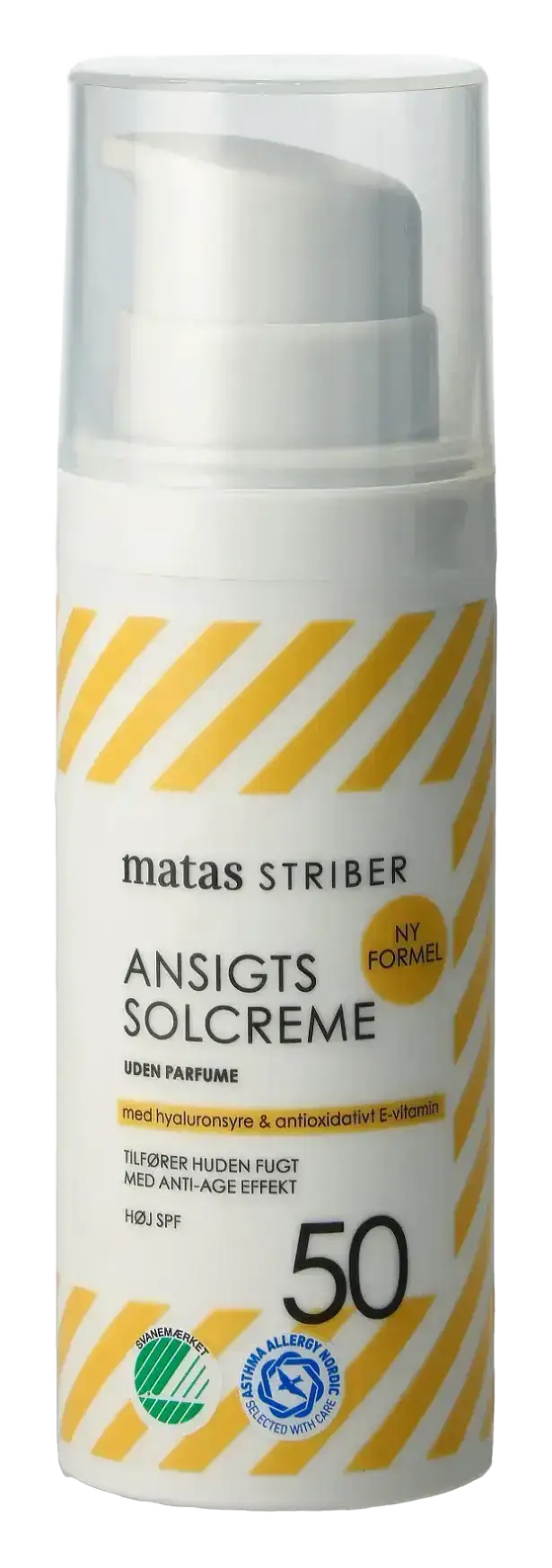 Matas Striber Ansigtssolcreme SPF 50 Uden Parfume