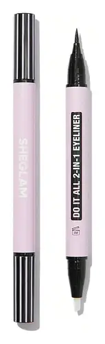 SHEGLAM Do It All 2-in-1 Eyeliner Black