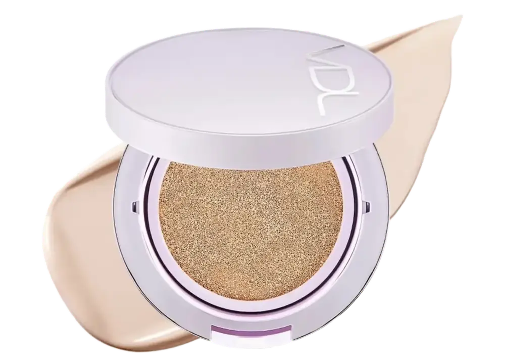 VDL Cosmetics Perfecting Silky Fit Cover Cushion Foundation V03 Natural Beige Ochre