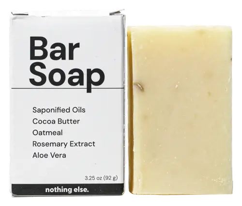 nothing else. Bar Soap