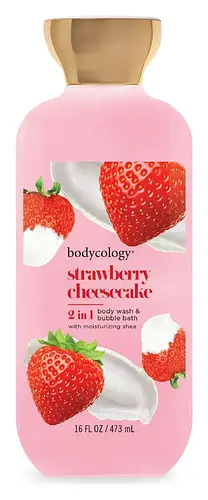 Bodycology 2 In 1 Body Wash & Bubble Bath Strawberry Cheesecake