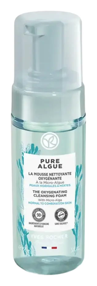 Yves Rocher Oxygenating Cleansing Foam Pure Algue