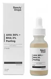 beauty drops AHA 30% + BHA 2% Peeling