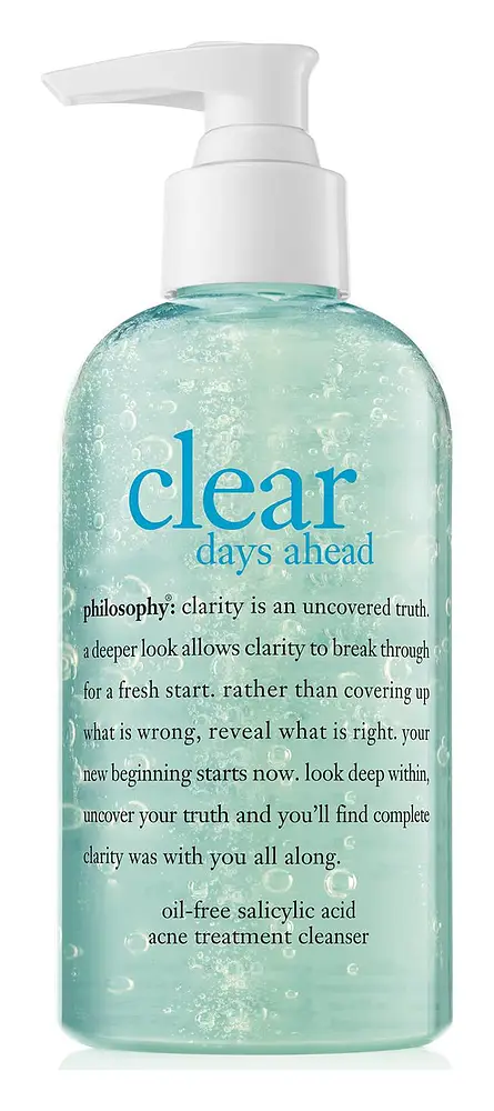 Philosophy Oil-Free Salicylic Acid Acne Treatment Cleanser Clear Days Ahead