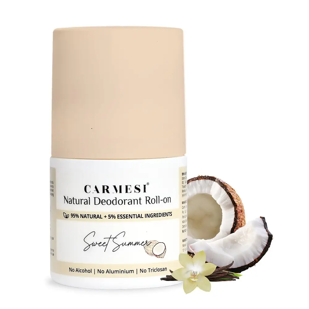 Carmesi Natural Deodorant Roll-On Sweet Summer