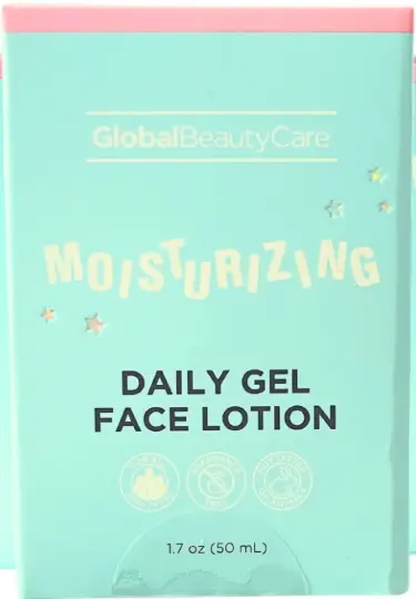 Global Beauty Care Moisturizing Daily Gel Face Lotion