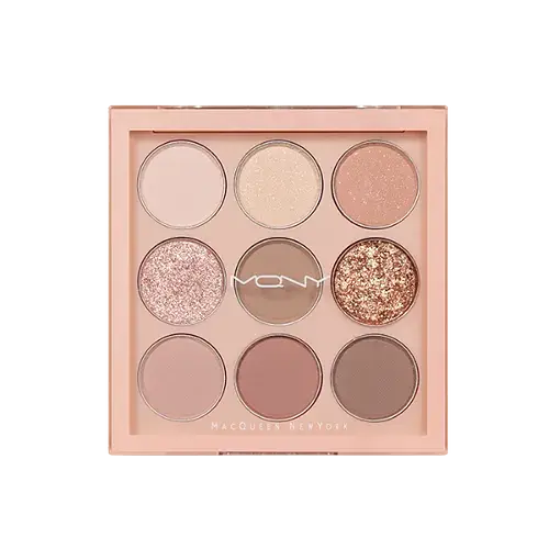 MACQUEEN 1001 Tone-On-Tone Shadow Palette Pro Nude Mood