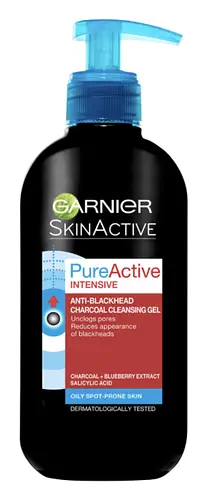 Garnier Pure Active Intensive Anti-Blackhead Charcoal Cleansing Gel UK