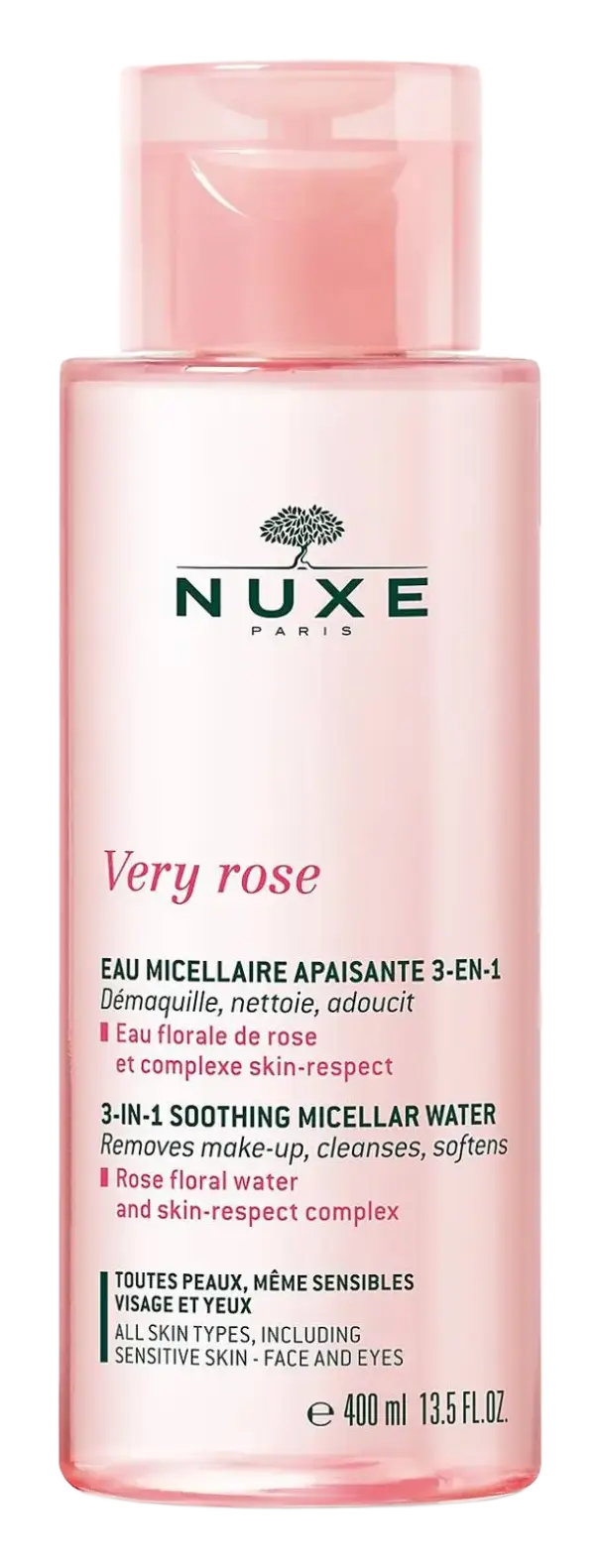 Nuxe 3-in-1 Soothing Micellar Water, Very Rose
