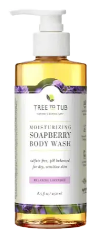 Tree to Tub Moisturizing Soapberry Body Wash Relaxing Lavender