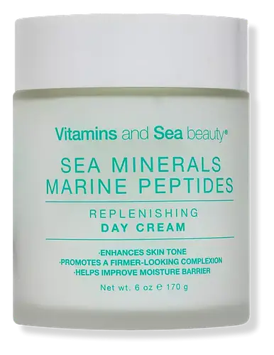 Vitamins and Sea beauty Sea Minerals and Marine Peptides Replenishing Day Cream