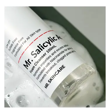 Mr. Skincare Mr. Salicylic Acid 2% Foam Cleanser