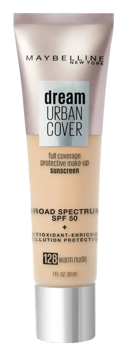 Maybelline Dream Urban Cover Foundation SPF50 128 Warm Nude