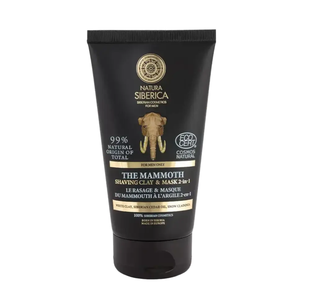Natura Siberica The Mammoth Shaving Clay & Mask 2-In-1