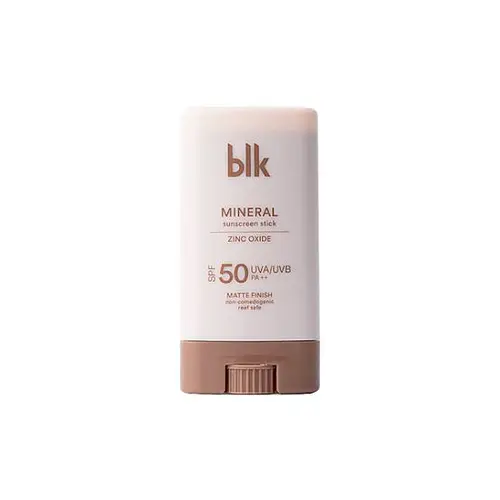 Blk Cosmetics Universal Mineral Sunscreen Primer Stick SPF50 UVA/UVB PA++ with Zinc Oxide