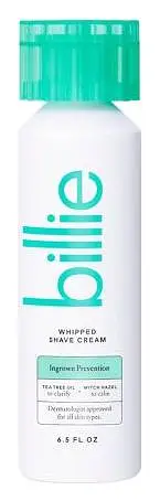 Billie Ingrown Prevention Formula Whipped Shave Cream - Witch Hazel + Tea Tree