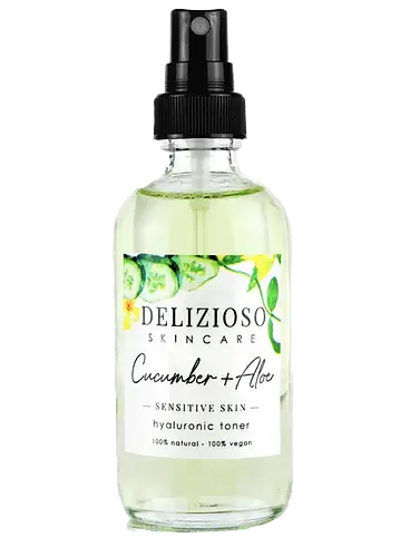 Delizioso Cucumber & Aloe Sensitive Skin Hyaluronic Toner