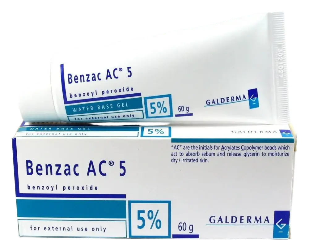 Benzac Water Base Gel 5%