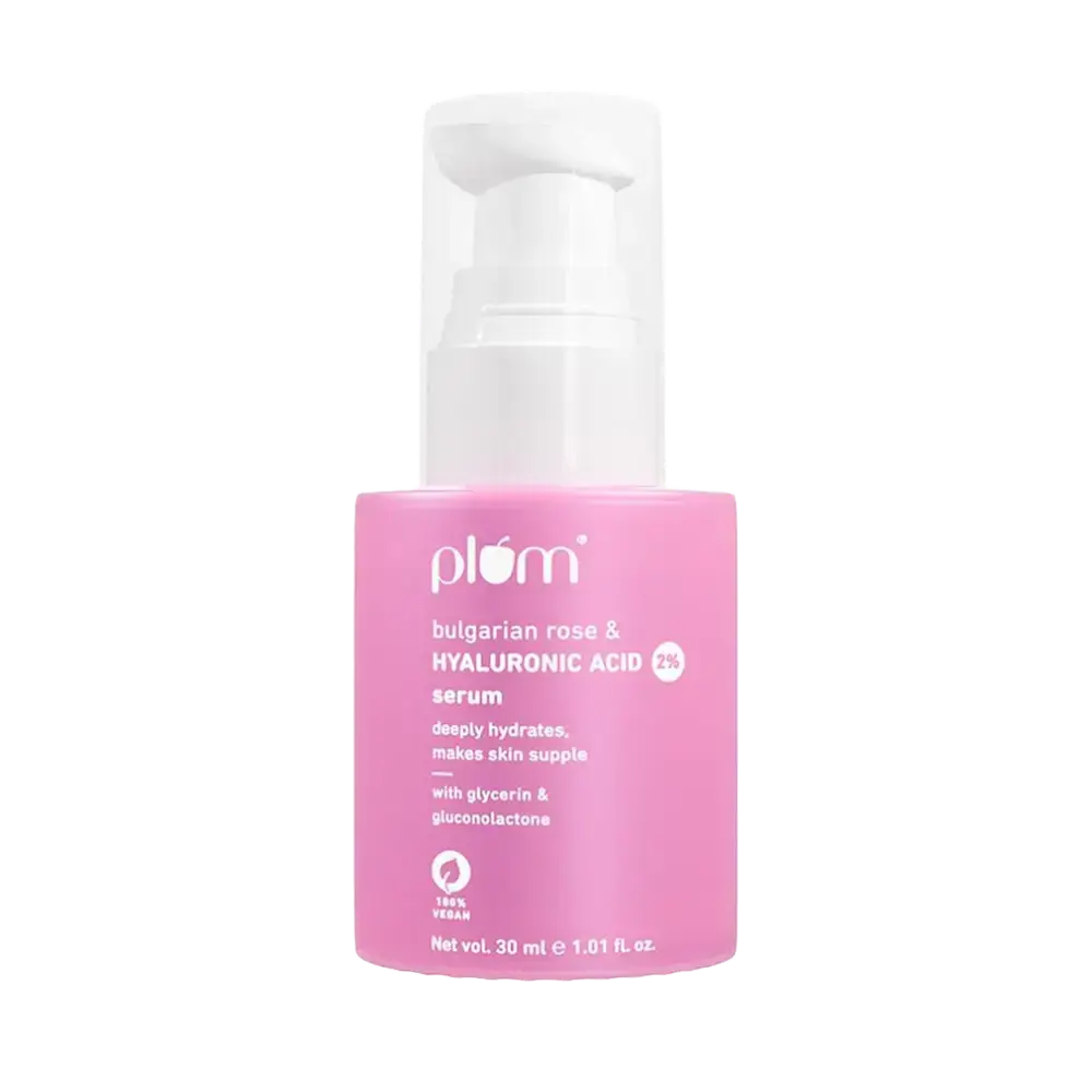 Plum Goodness Bulgarian Rose & 2% Hyaluronic Acid Serum
