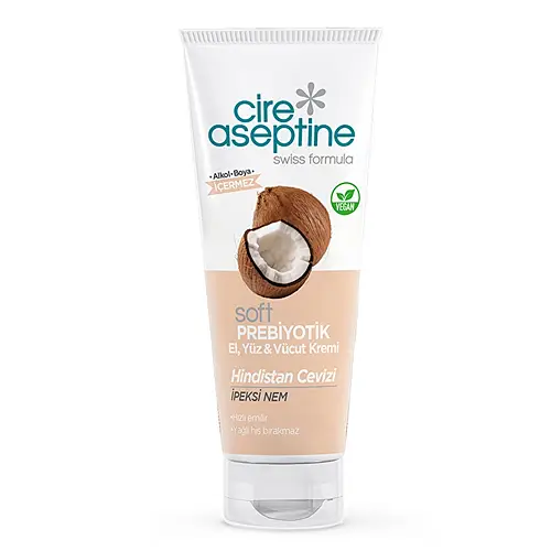 Cire Aseptine Soft Prebiotic Hand, Face & Body Cream Coconut