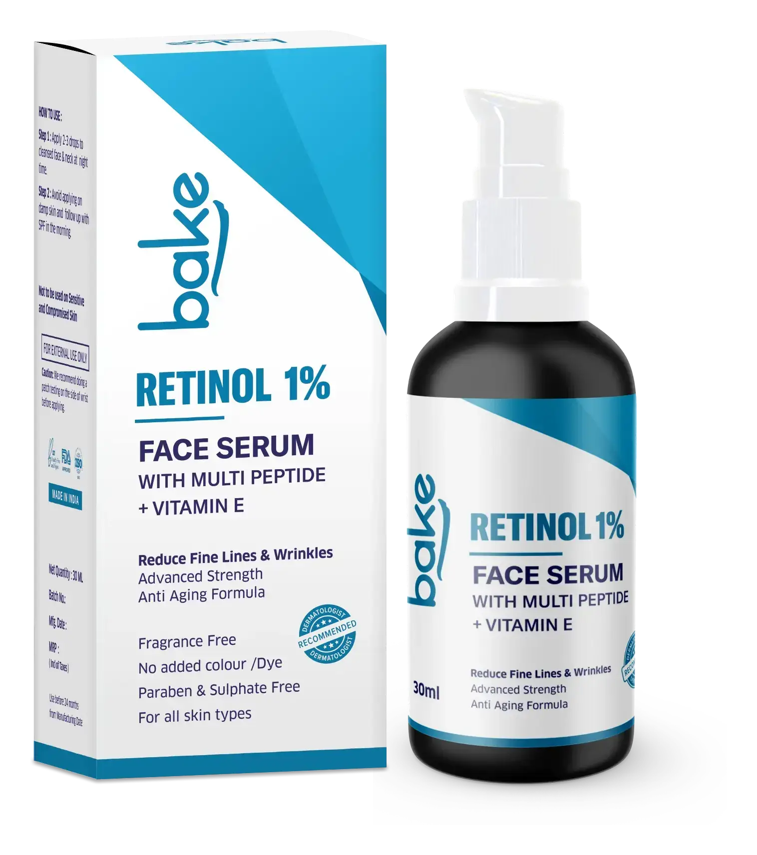 Bake Retinol 1% Face Serum With Multi Peptides