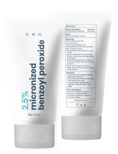 Seek Space Micronized Benzoyl Peroxide 2.5%